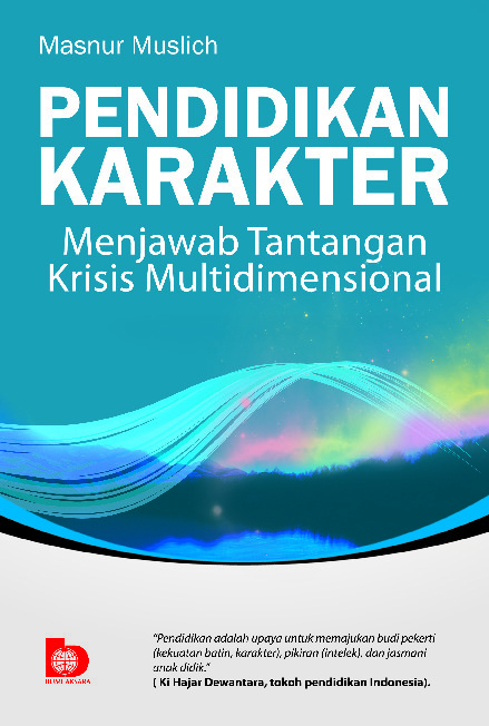 Sampul buku Pendidikan Karakter:...